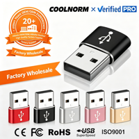 Adaptateur de téléphone portable Support de données de transfert Charge rapide Adaptateur casque Lecteur de carte USB Conversion C vers USB Type-c Adaptateur OTG