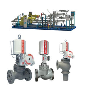 วาล์วควบคุมมุมแบบไดอะแฟรมเชิงเส้น Flowserve Logix 3800 แบบกำหนดเอง OEM พร้อมตัวกำหนดตำแหน่งดิจิตอลแบบสองสาย 4-20mA - Product Image 1