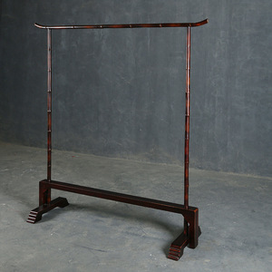 Bamboo <b>Clothes</b> <b>Rack</b> Red Bamboo Standing Type Rectangular Bedroom Clothing Organizer - Product Image 1