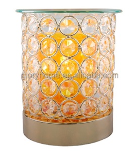 La lampada scaldino olio essenziale oro lussuoso scaldabagno olio spina in 7 colori scaldabagno elettrico per la vita notturna più romantica - Product Image 1