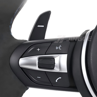 Volant en Alcantara noir pour modèles BMW M3 M4 M5 M6 X5 X6 F10 F11 F18 F30 F12 F06 F13 F01 F02 E60 E90 E91 E70