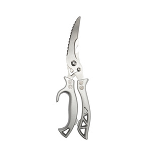 Factory Stainless Steel <b>Kitchen</b> Scissors 5 In Multi Functional Fish Scaler Chicken Bone <b>Shears</b> Dishwasher Safe - Product Image 5