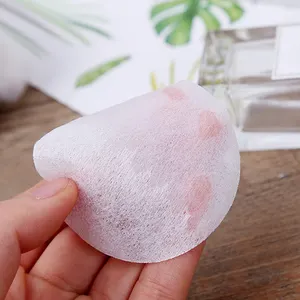 Özelleştirilmiş organik tek kullanımlık pamuk yuvarlak yüz makyaj çıkarıcı Pad kozmetik pamuk pedleri