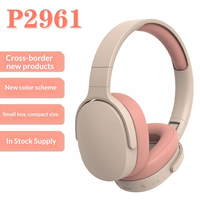 Headset Nirkabel Bluetooth P2961 Laris 2026, Tahan Lama, Kualitas Suara Stereo Tinggi untuk Olahraga dan Gaming