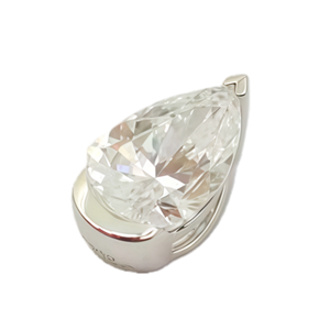 Collar con Colgante de Diamante Cultivado en Laboratorio de Platino PT900 de UM Jewelry, Certificado por NGTC, para Unisex/Hombres/Mujeres, Regalo de Compromiso, Aniversario - Product Image 2