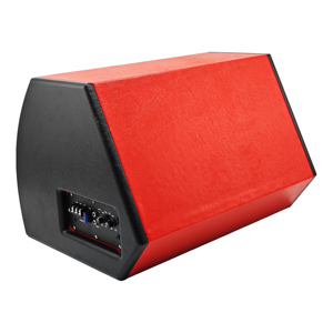 Boîte de <span class=keywords><strong>caisson</strong></span> de basses Audio à bobine unique en cuir de 10 pouces DC 12V Subwoofer <span class=keywords><strong>amplifié</strong></span> de voiture 900W système de son de crête Subwoofer de compétition - Product Image 5