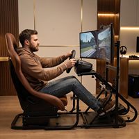JBR1012F Cockpit de Simulateur de Course Langue Anglaise Article en Stock PlayStation pour Jeu Vidéo