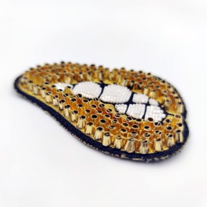 Custom High Quality Wholesale Iron-<b>on</b> or <b>Sew</b>-<b>on</b> Big Size Sequin Embroidery <b>Patches</b> - Product Image 2