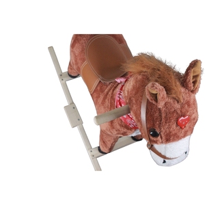 Vendita calda per bambini <span class=keywords><strong>giocattolo</strong></span> <span class=keywords><strong>giocattolo</strong></span> che gioca a dondolo a <span class=keywords><strong>cavallo</strong></span> con Base in legno materiale peluche per bambini - Product Image 6