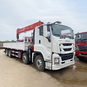 รถบรรทุกติดเครน ISUZU GIGA 16 ตัน 8x4 บูมตรง ยกไฮดรอลิก สำหรับงานยกของหนัก จากโรงงานโดยตรง - Product Image 3