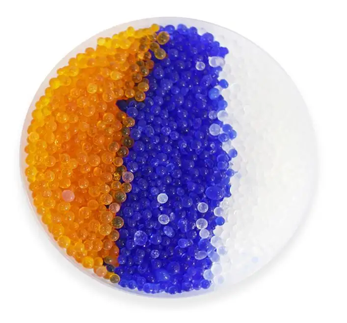Aquablue hindistan renklendirilebilir silikon boncuk doğal prosedür belirten üretim mavi silika jel en iyi fiyata