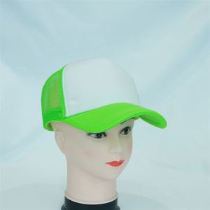 Gorra de malla de espuma de 5 paneles en oferta, con múltiples opciones de color, promocional, lisa, en blanco, al por mayor para ciclismo y playa - Product Image 3