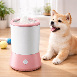 Pulitore Elettrico per Zampe di <span class=keywords><strong>Cani</strong></span>, Ricaricabile USB, Lavazampe <span class=keywords><strong>Automatico</strong></span> per Animali Domestici, in Silicone Morbido Impermeabile per <span class=keywords><strong>Cani</strong></span> e Gatti - Product Image 1