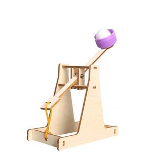 Petit modèle de machine à lancer des pierres en bois à monter soi-même pour enfants, jouet éducatif scientifique pour les devoirs et les cours de bricolage, pour les 7-12 ans, unisexe T-M72 - Product Image 3