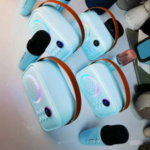 Altavoz Portátil Mini Inalámbrico K12 con Iluminación LED RGB, Admite 4 Micrófonos, Función KTV, Reproductor de Música/Grabador de Canto, Boombox - Product Image 6