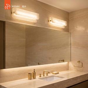 Spanish alabaster Wall Lamp Modern Minimalist <b>Vanity</b> <b>Light</b> for Hotel Bathroom Spa - Product Image 3