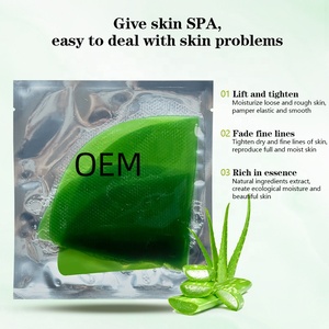 Masque facial en hydrogel en collagène cristallin vert bio-cellulose pour une peau <span class=keywords><strong>de</strong></span> verre, hydratant, blanchissant, anti-rides - Product Image 3