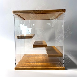 Boîte de présentation en acrylique transparent YAGELI YGL-ash037 tendance avec éclairage, pour exposition uniquement, épaisseur personnalisable, échantillon gratuit disponible - Product Image 4