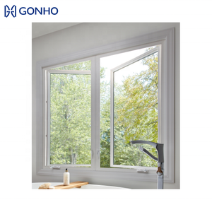 Finestra a Battente in Alluminio con Doppio Vetro Temperato, Maniglia Dorica e Manovella, Standard Australiano AS2047 - Product Image 5