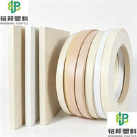 Bordure en PVC flexible et polyvalente, grain de bois, couleur unie, directement de l'usine, pour MDF, panneaux de particules, meubles domestiques et commerciaux