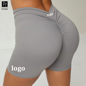 Ropa Deportiva Personalizada de Secado Rápido, Shorts con Cintura en V y Efecto Push-Up, Leggings Deportivos Casuales para Mujer, para Gimnasio, Fitness, Yoga - Product Image 1