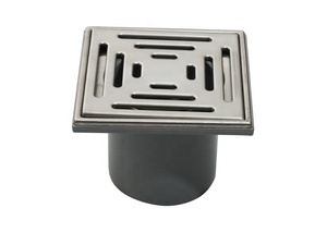 Drain de sol carré pour salle de bain et balcon en PVC anti-insectes, anti-odeurs, désodorisant, 150*150 mm, avec couvercle en acier inoxydable SS304 - Product Image 5