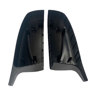 Carcasa de espejo retrovisor de fibra de carbono para Bmw X5 X6 E70 E71 08-13, juego completo de material ABS - Product Image 4