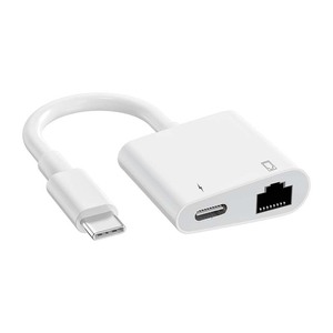 <span class=keywords><strong>Cable</strong></span> de carga macho a hembra tipo C PD USB C 100M RJ45 <span class=keywords><strong>Ethernet</strong></span> Lan adaptador para MacBook iPad <span class=keywords><strong>iPhone</strong></span> Samsung S23 Surface Book 3 - Product Image 2