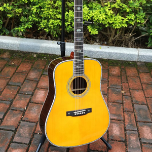 Guitar Custom D45 All Solid Wood Guitar Spruce Acoustic Guitar Multiple Shapes Quality Guitars <b>Stringed</b> <b>Instruments</b> - Product Image 2
