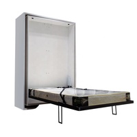 Lit Murphy pivotant, mobilier intelligent pour la maison, lit mural pliable vertical pivotant