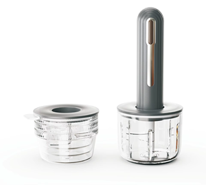 4 cup USB điện không dây 400ml xách tay mini bé xử lý thực phẩm, hành tây, ớt, trái cây, điện thịt tỏi rau Chopper - Product Image 1