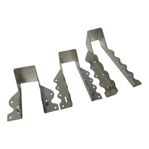 カスタマイズ可能な調整式キールハンガー、金属製・木製ハリケーンタイ - Product Image 4