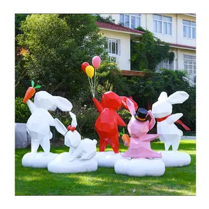 Jingujin Best Price Life Size Fiberglass Mickey Mouse Sculpture Highly Decorative Fiberglass Fish Sculpture