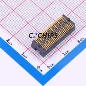 TOLC-115-02-S-Q-A Wire-to-Board Pin Header SMD Connector Vertical Mount 4 1.27mm Phosphor Bronze - Product Image 2