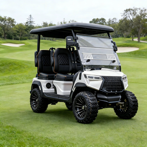 Nouvelle voiturette de golf électrique longue portée 4 places avec batterie à autonomie étendue pour une utilisation toute la journée sur routes non publiques - Product Image 1