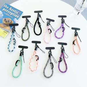 Cordon de poignet personnalisé pas cher pour téléphone portable, clés, porte-clés, appareil photo – Cordon court anti-perte avec mousqueton - Product Image 4