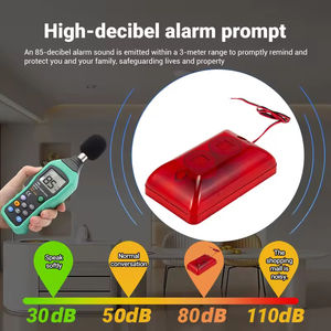 Mini sirena estroboscópica profesional de 110 decibelios, sistema de alarma de advertencia del fabricante, 2 unidades - Product Image 6