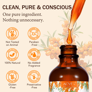 ALIVER Aceite de Espino Amarillo Puro Orgánico Prensado en Frío 60ml, Antioxidante, Nutre, Suaviza, Aceite Esencial Premium para Piel, Cabello y Uñas - Product Image 3