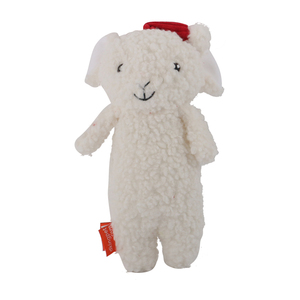 Jouet en peluche de <span class=keywords><strong>renne</strong></span> de Noël blanc Animal en peluche doux avec bois rouges et couette de nez pour cadeau et décoration de vacances - Product Image 3