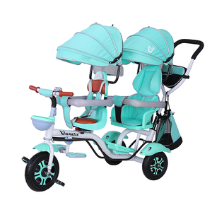 Triciclos para Bebés de Alta Calidad al por Mayor con Doble Asiento para Gemelos - Product Image 6