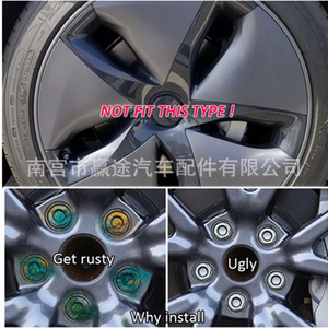 Winning Journey – couvercles d'écrous de roue de voiture noirs, 21 pièces, pour Tesla modèle S X, capuchon anti-poussière en plastique - Product Image 5