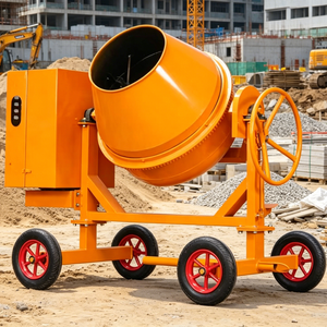 Bétonnière verticale à quatre roues haute efficacité, bétonnière verticale diesel, bétonnière verticale pour chantier de construction - Product Image 1