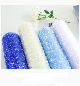 Salju Dots kasa bunga bungkus <span class=keywords><strong>Mesh</strong></span> Florist buket hadiah kemasan Florist <span class=keywords><strong>Mesh</strong></span> buket hadiah pembungkus bunga <span class=keywords><strong>Deco</strong></span> <span class=keywords><strong>Mesh</strong></span> Roll - Product Image 3