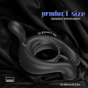 Anillo Vibrador de Silicona para Pene, Anillo Anal para Adultos, Juguetes Sexuales, Anillo Vibrador para Vagina, Juguetes Sexuales para Hombre - Product Image 3