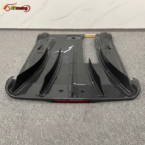 Diffusore Posteriore in Fibra di Carbonio Stile Nismo con Canard e Luce LED per Nissan GTR R35 2012-2022 - Product Image 4