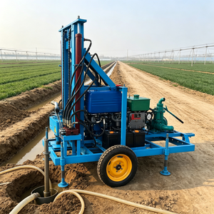 Piccola Impianto di Perforazione Blu per Pozzi d'Acqua in Zone Soggette a Movimenti di Terra - Product Image 1