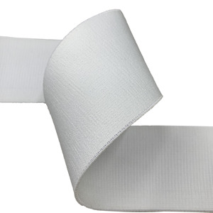 Tùy chỉnh 3.25 inch dệt Spandex/Nylon mạnh mẽ ban nhạc đàn hồi cho yên trắng và đen - Product Image 4