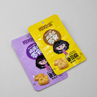 Sachet Doypack personnalisé imprimé avec trou de suspension pour snacks au tofu de poisson et aliments à base de protéines de soja, thermoscellable