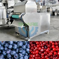 Industriële fruitplukmachines Cranberry-punchmachines