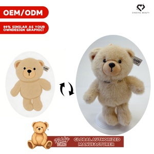 Teddy ISLAND, Oso de <span class=keywords><strong>Peluche</strong></span> Rosa con Autorización Global, Juguetes de <span class=keywords><strong>Peluche</strong></span> Personalizados al por Mayor, Diseño Cómodo y Duradero - Product Image 3
